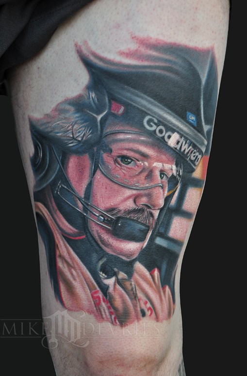 Dale Earnhardt by Mike DeVries : Tattoos
