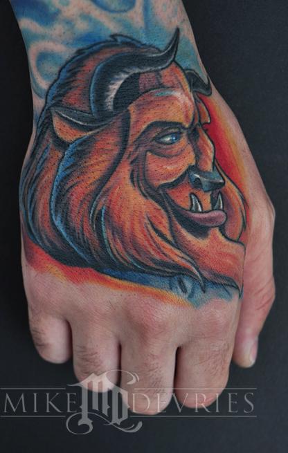 Beast Tattoo Healed by Mike DeVries: TattooNOW