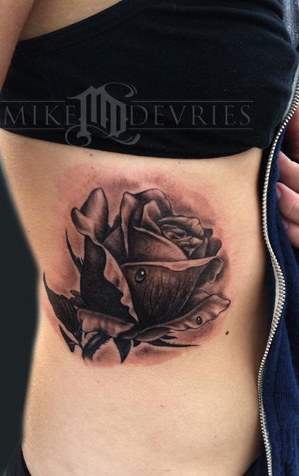 Blood Rose Tattoo by Mike DeVries: TattooNOW