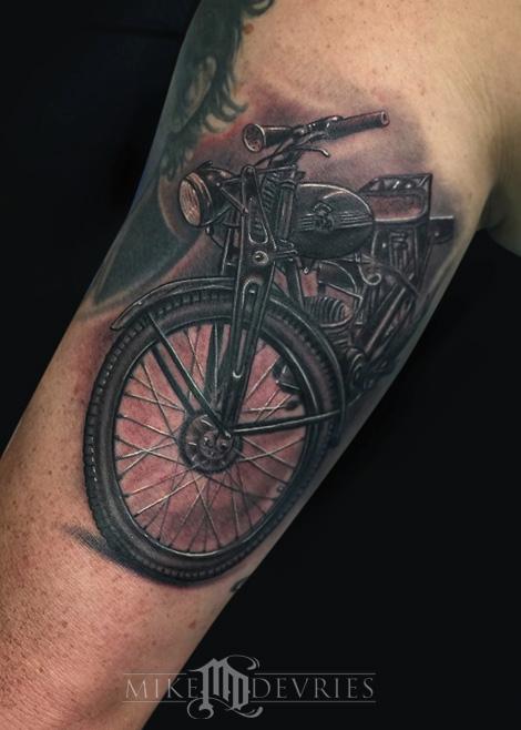 Husqvarna Tattoo by Mike DeVries: TattooNOW